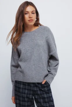 Mujer Springfield Jerséis>Jersey liso cuello redondo