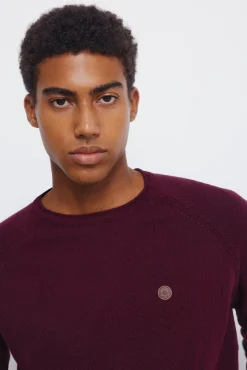 Hombre Springfield Jerséis>Jersey liso cuello rulo