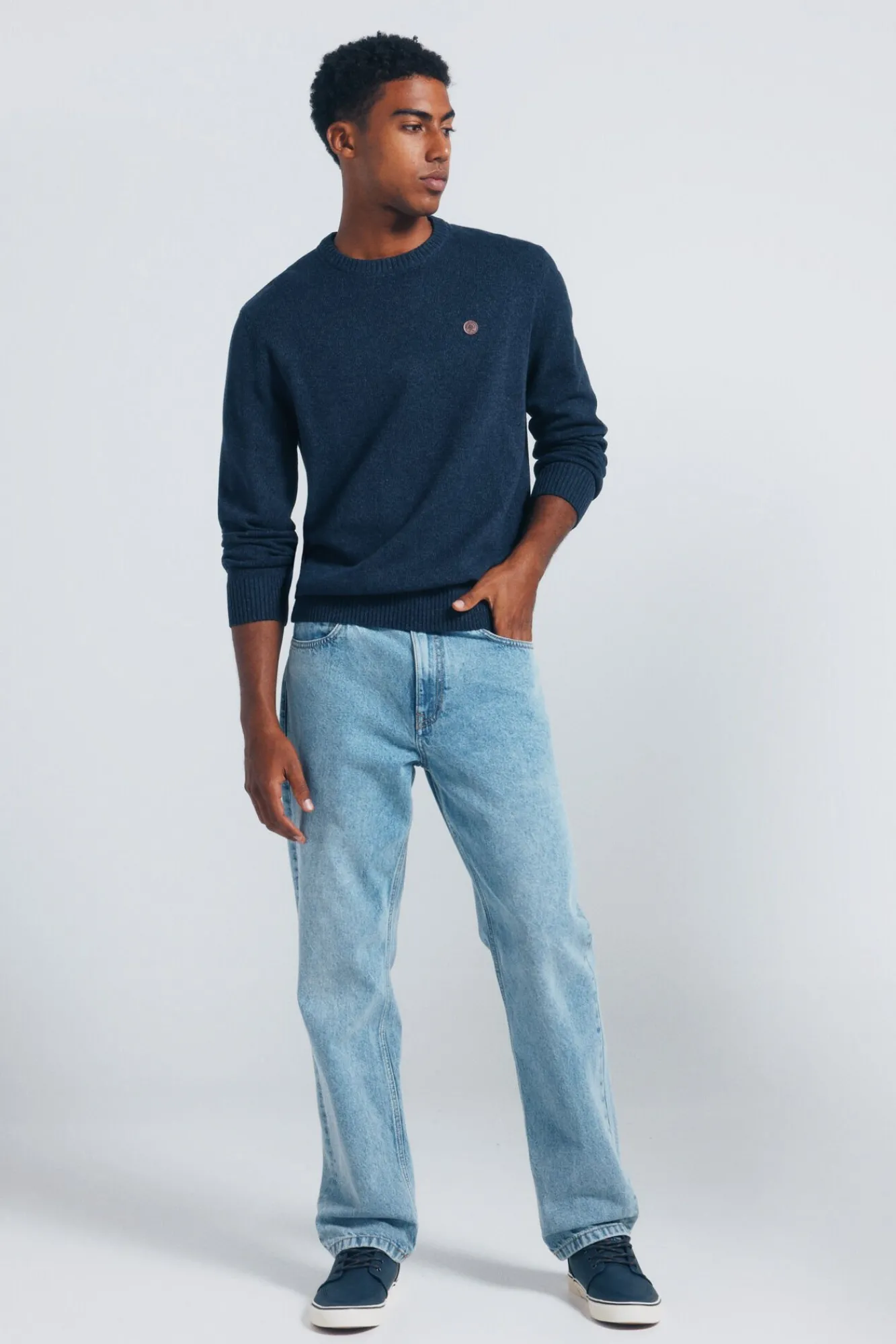 Hombre Springfield Jerséis>Jersey liso fantasía torzal