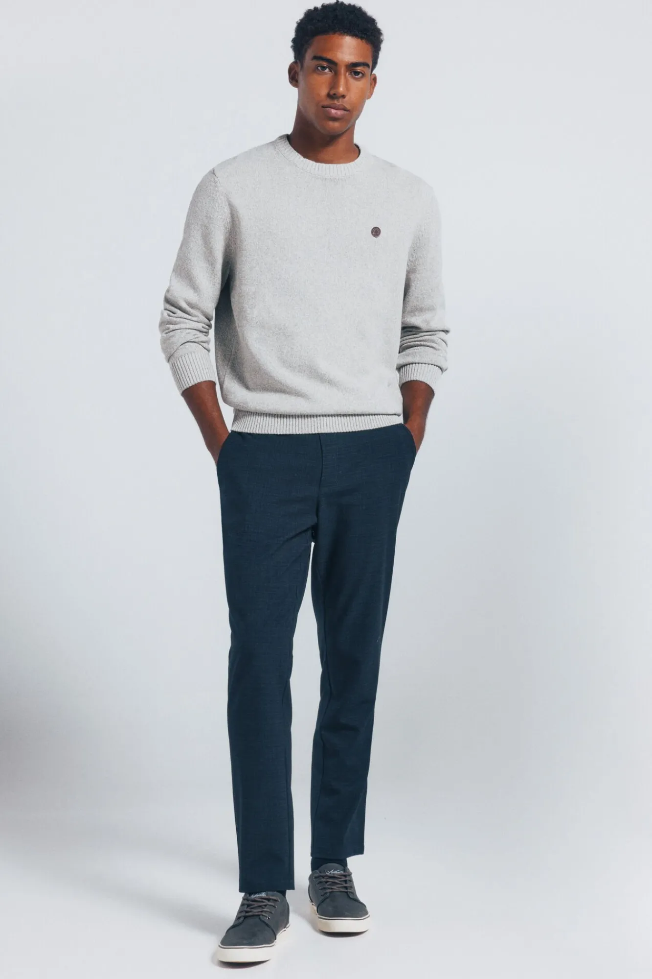 Hombre Springfield Jerséis>Jersey liso fantasía torzal