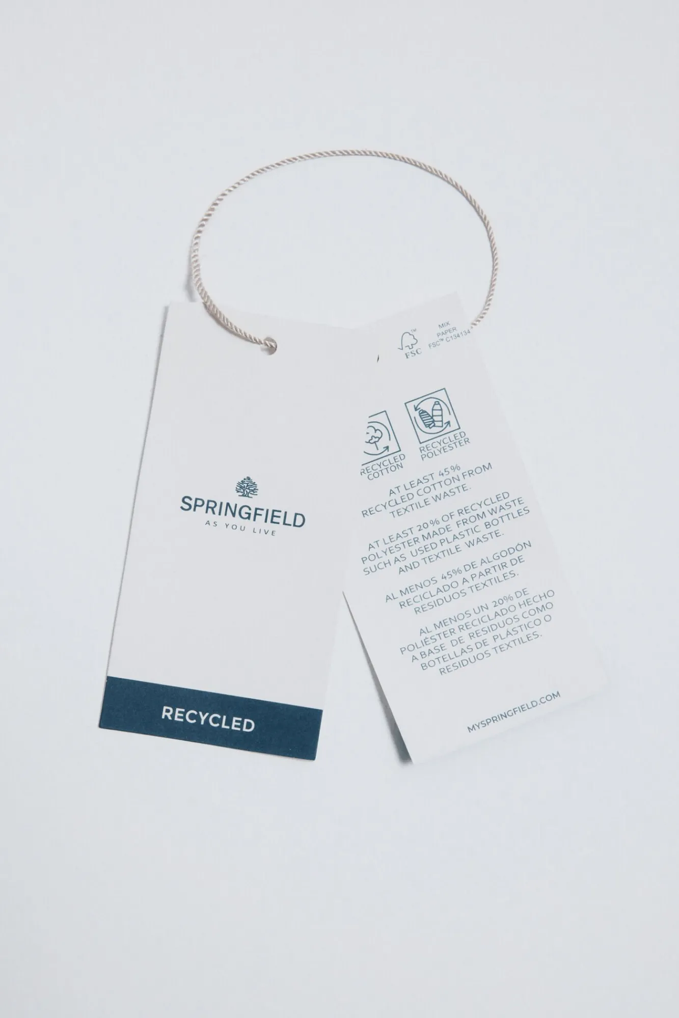 Hombre Springfield Jerséis>Jersey liso fantasía torzal