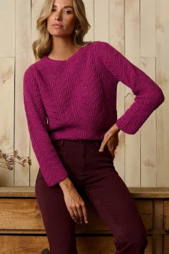 Mujer Polín Et Moi Jerséis>Jersey malva Emi