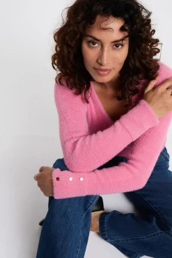 Mujer Morgan Jerséis>Jersey manga larga punto aterciopelado