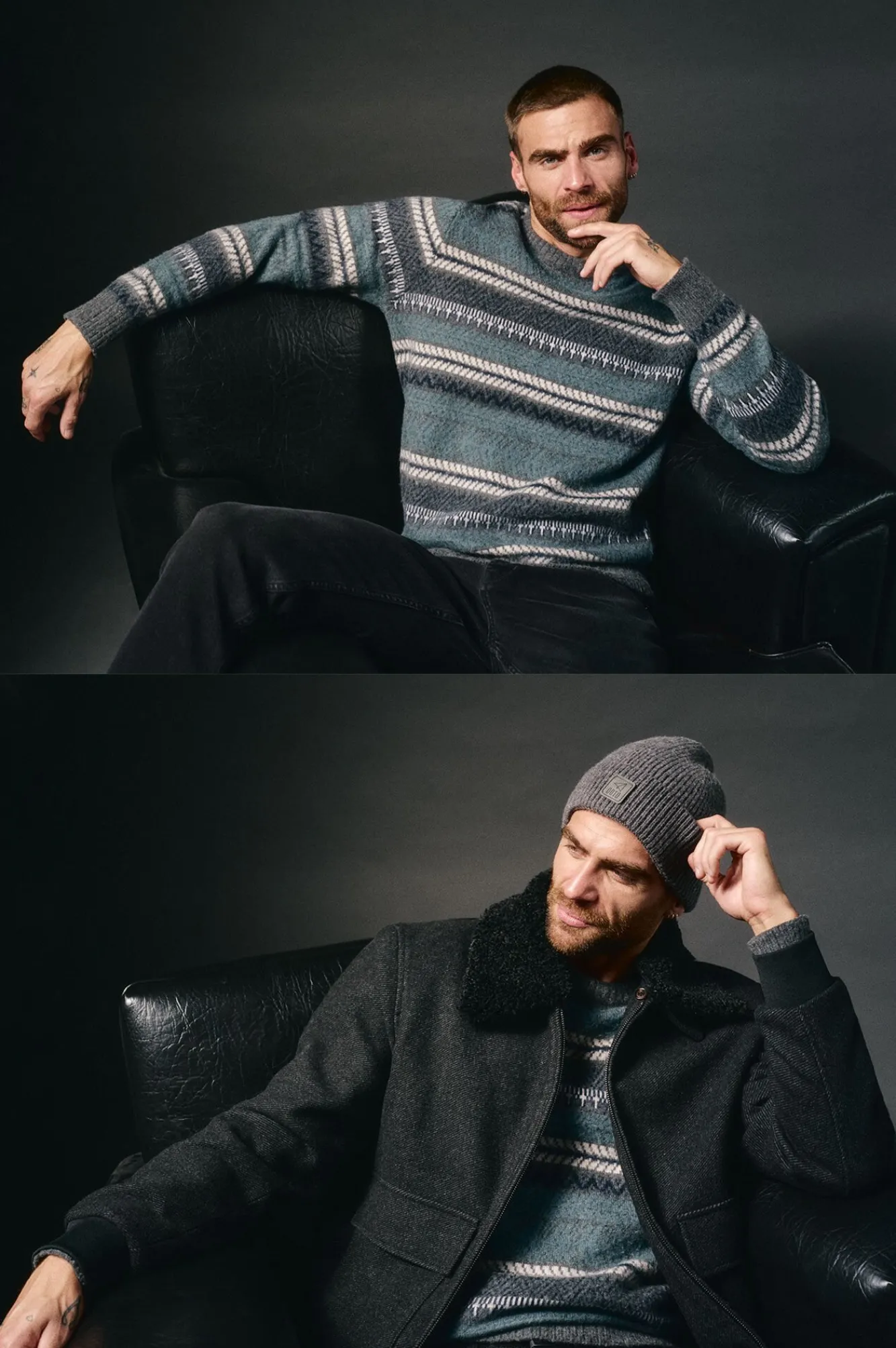 Hombre OOTO Jerséis>Jersey navideño cuello caja