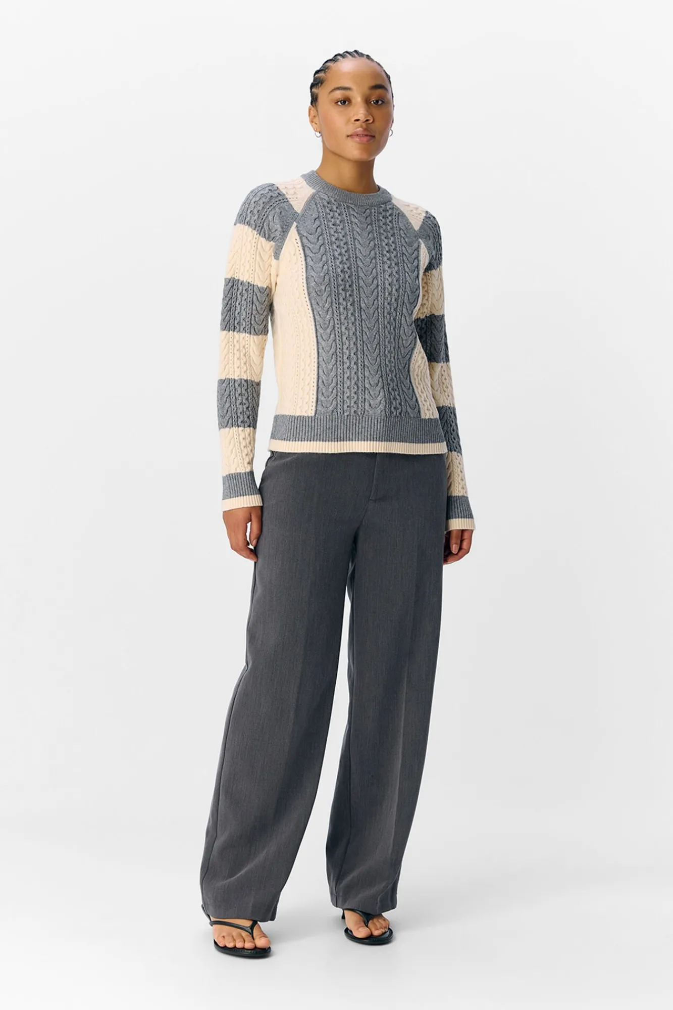 Mujer Object Jerséis>Jersey ochos bicolor