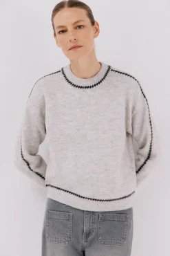 Mujer Cortefiel Jerséis>Jersey Perkins contrastes