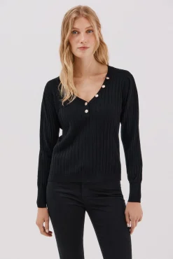 Mujer Cortefiel Jerséis>Jersey pico botones