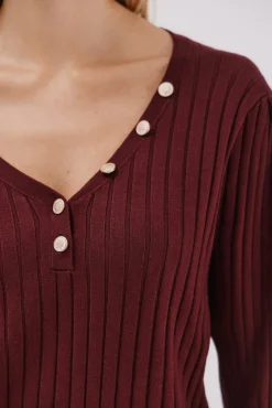 Mujer Cortefiel Jerséis>Jersey pico botones