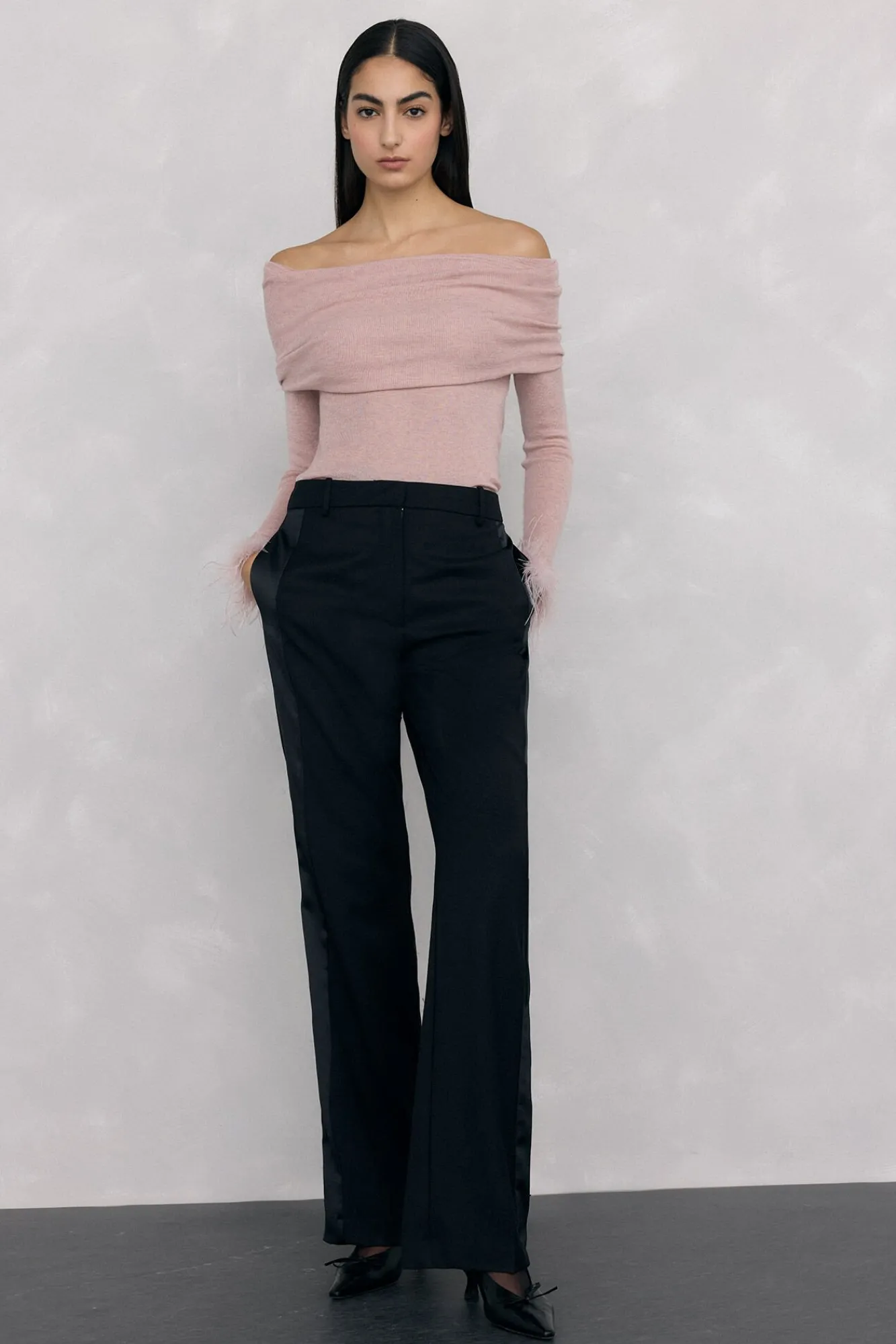 Mujer Pedro del Hierro Jerséis>Jersey plumas puño