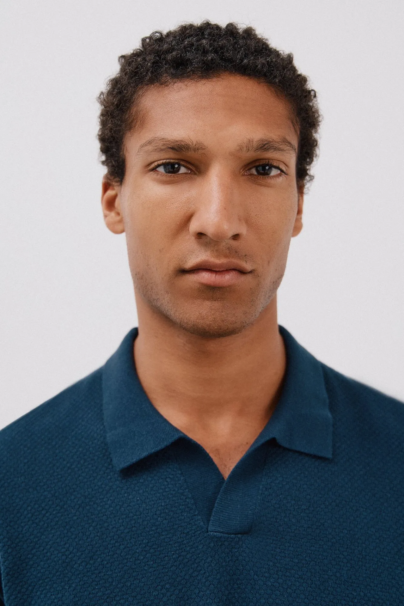 Hombre Cortefiel Polos>Jersey polo manga corta algodón estructura