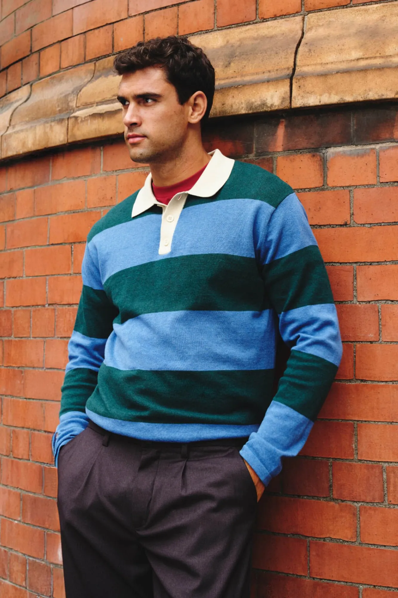 Hombre Springfield Polos|Jerséis>Jersey polo rayas anchas