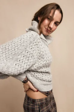 Mujer Slowlove Jerséis>Jersey punto cesta