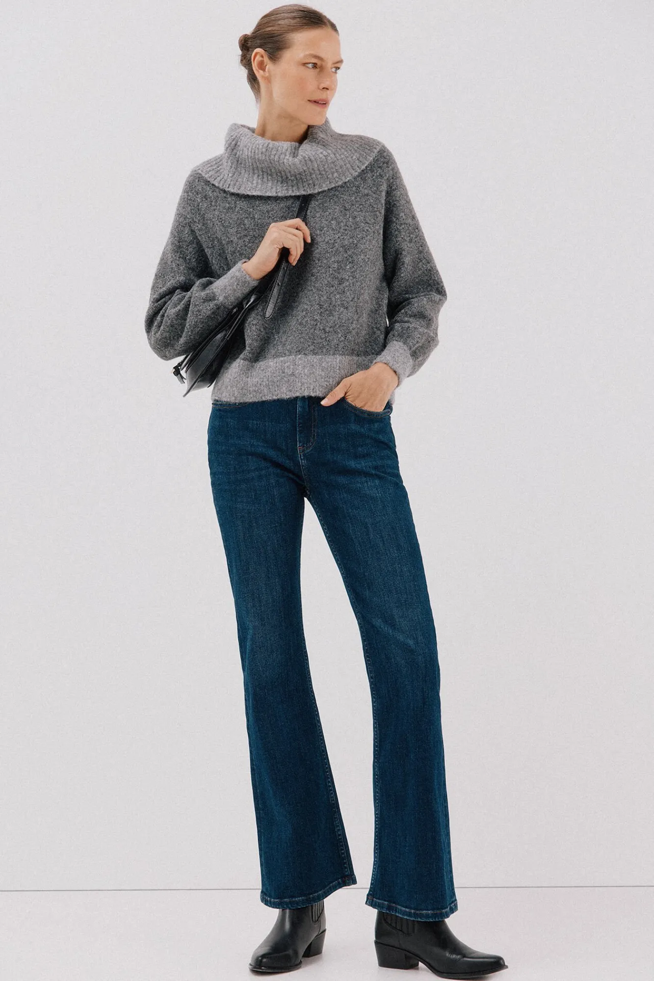 Mujer Cortefiel Jerséis>Jersey punto combinado