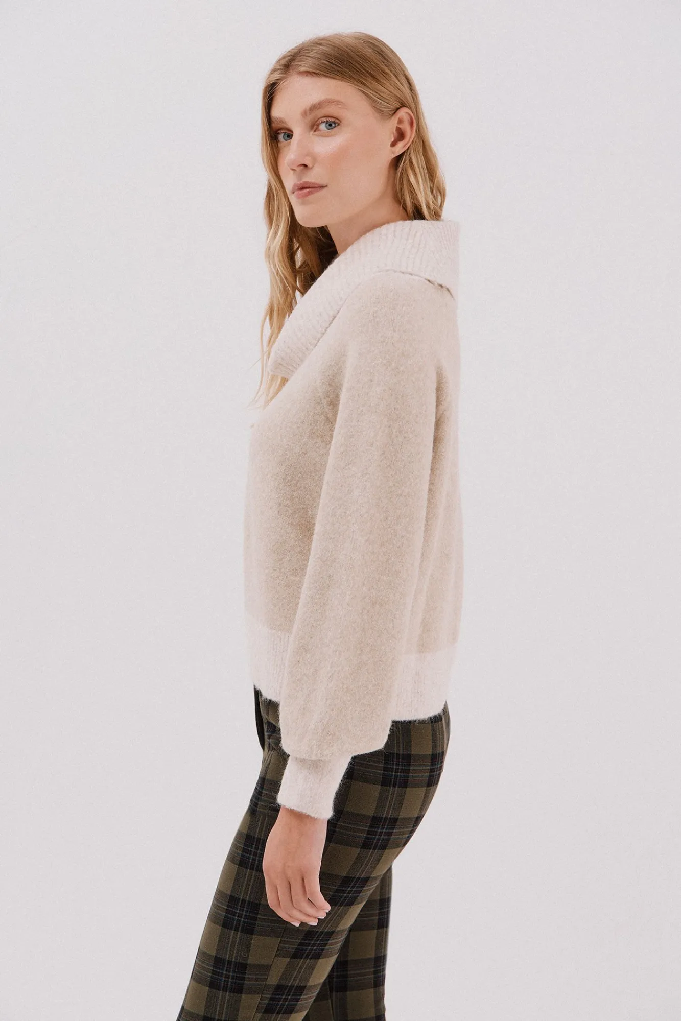 Mujer Cortefiel Jerséis>Jersey punto combinado