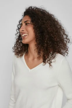Mujer Vila Blusas|Jerséis>Jersey punto cuello pico