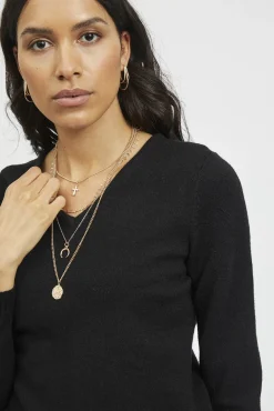 Mujer Vila Blusas|Jerséis>Jersey punto cuello pico