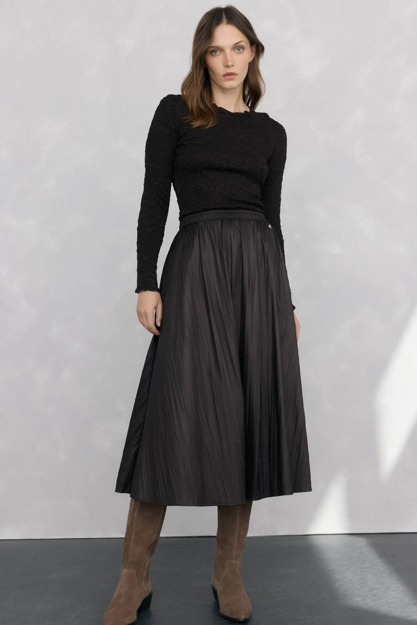 Mujer Pedro del Hierro Jerséis>Jersey punto estructura arrugada