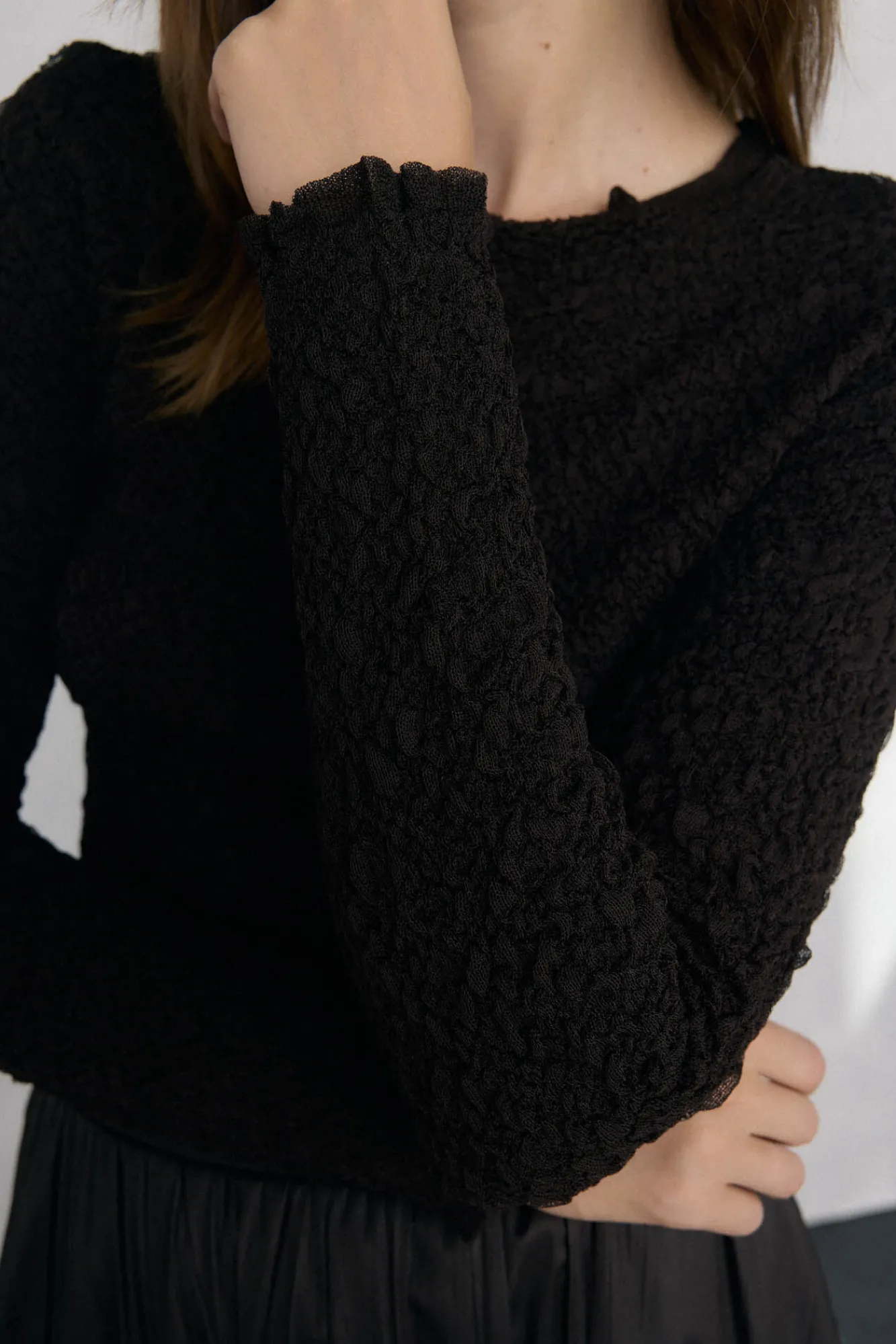 Mujer Pedro del Hierro Jerséis>Jersey punto estructura arrugada