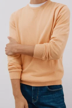 Hombre Cortefiel Jerséis>Jersey punto fino algodón cuello redondo