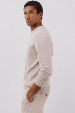 Hombre Cortefiel Jerséis>Jersey punto fino algodón cuello redondo