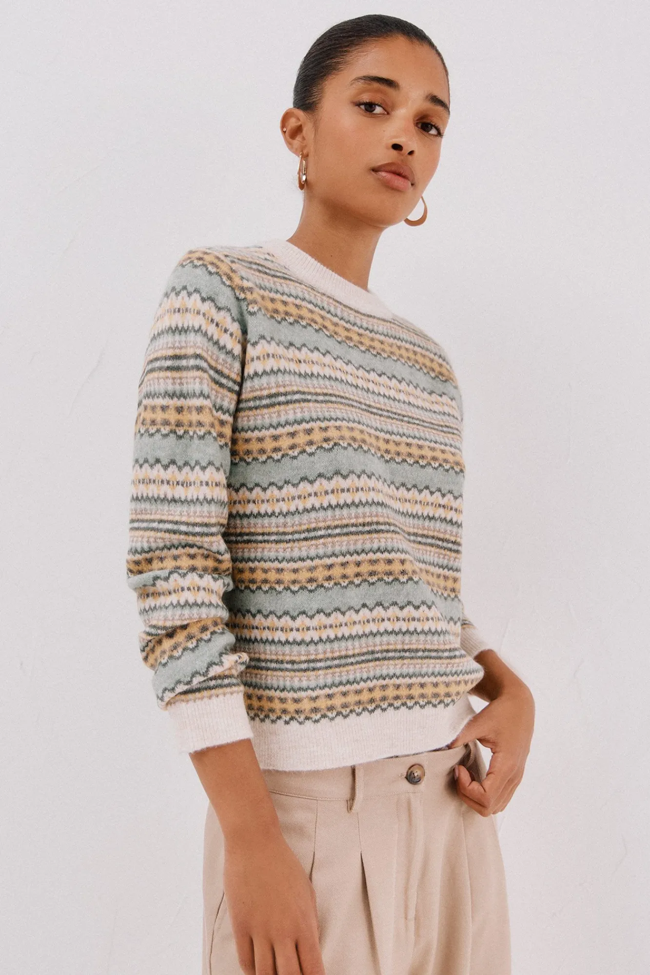 Mujer Cortefiel Jerséis>Jersey punto grecas