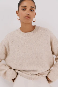 Mujer Cortefiel Jerséis>Jersey punto lentejuelas