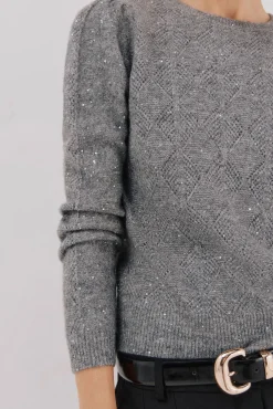 Mujer Cortefiel Jerséis>Jersey punto lentejuelas