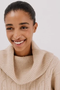 Mujer Cortefiel Jerséis>Jersey punto lentejuelas