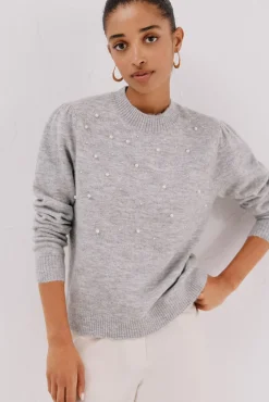 Mujer Cortefiel Jerséis>Jersey punto perlas