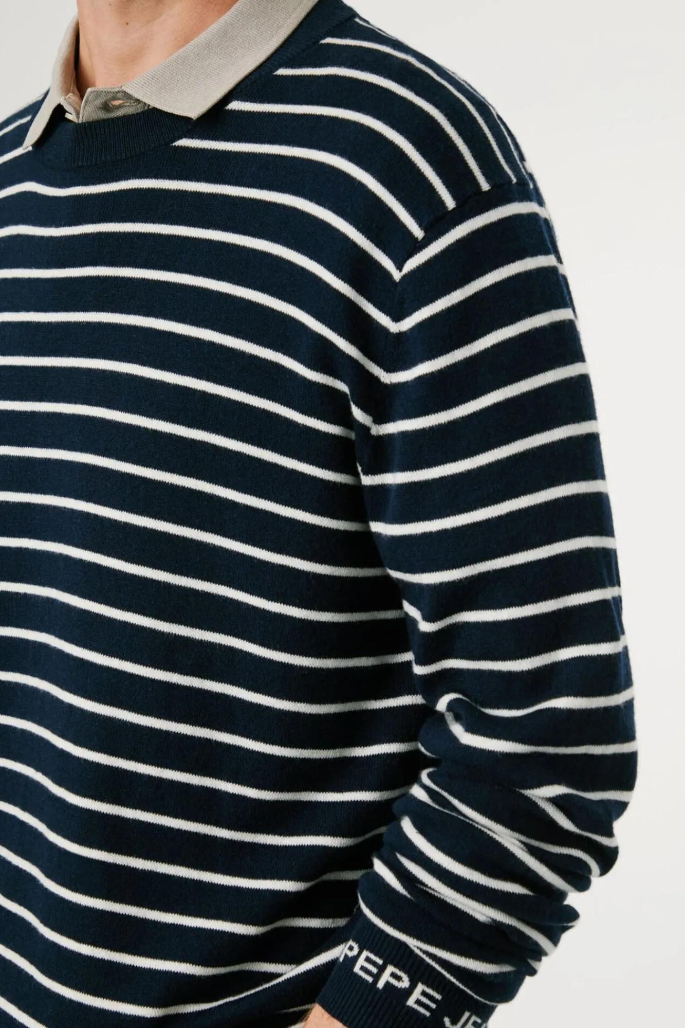 Hombre Pepe Jeans Jerséis>Jersey Punto Rayas Fit Regular