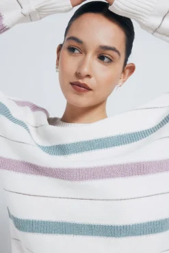 Mujer Springfield Jerséis>Jersey rayas lurex