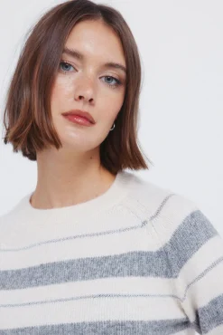 Mujer Springfield Jerséis>Jersey rayas lurex