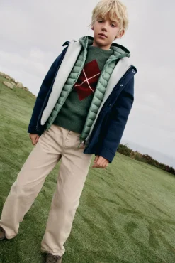 Niños Springfield Kids Jerséis>Jersey rombos caqui niño