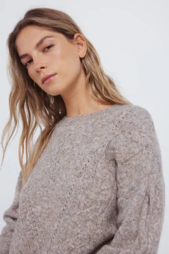 Mujer Springfield Jerséis>Jersey trenza uve