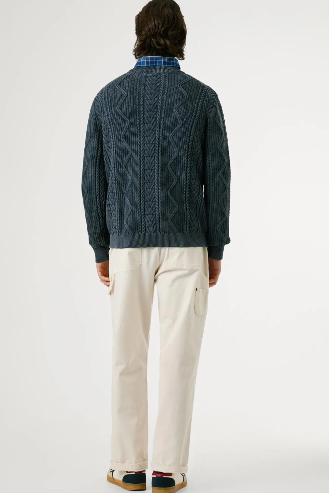 Hombre Pepe Jeans Jerséis>Jersey Trenzado Cuello Redondo