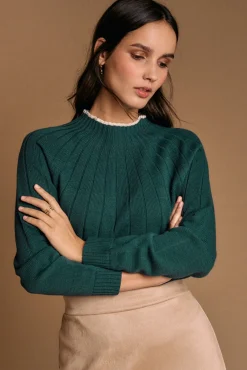 Mujer Polín Et Moi Jerséis>Jersey verde Iria