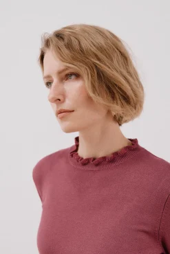 Mujer Cortefiel Jerséis>Jersey volante cuello