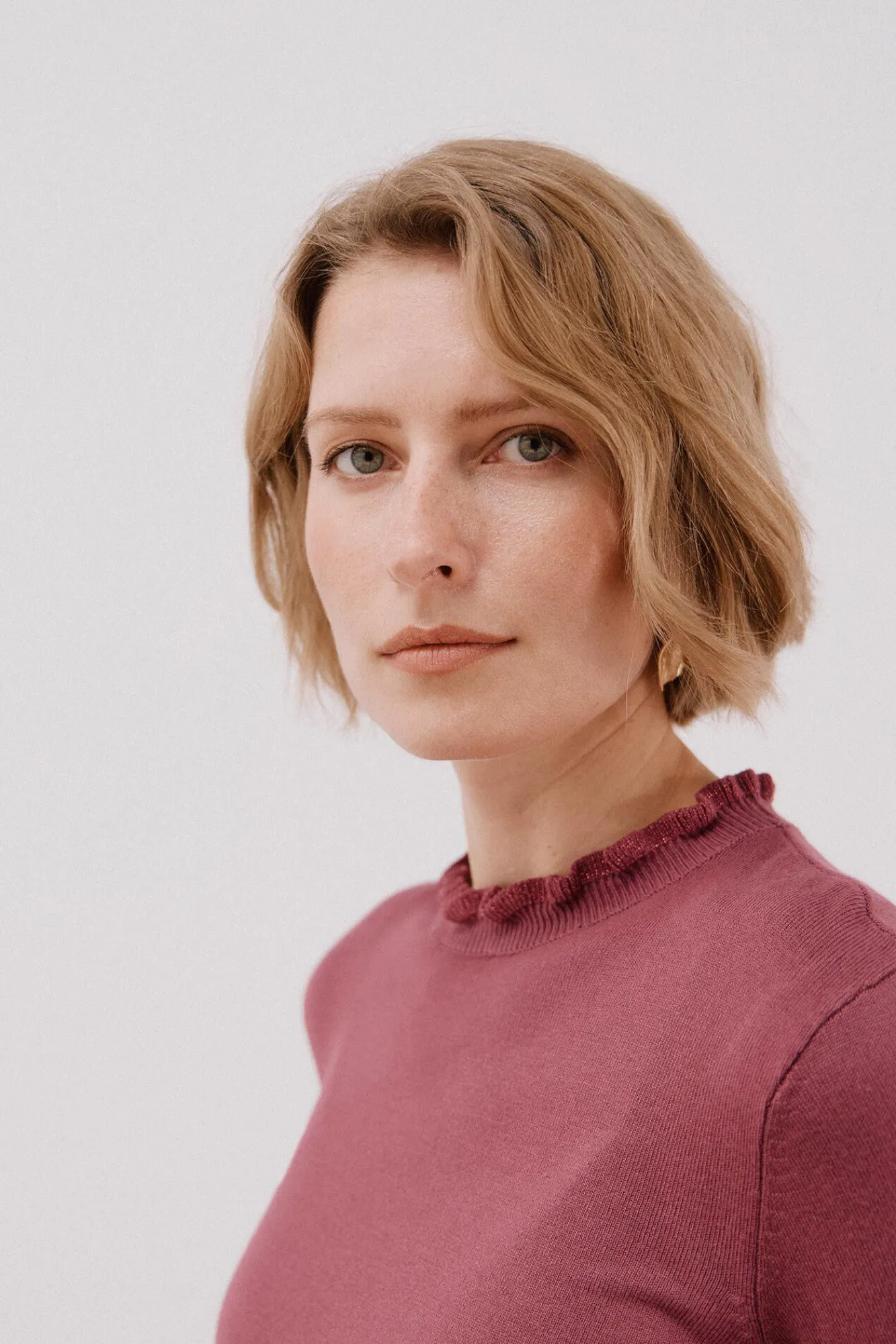 Mujer Cortefiel Jerséis>Jersey volante cuello