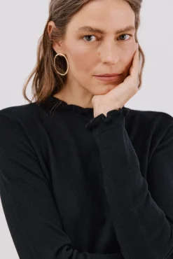 Mujer Cortefiel Jerséis>Jersey volante cuello