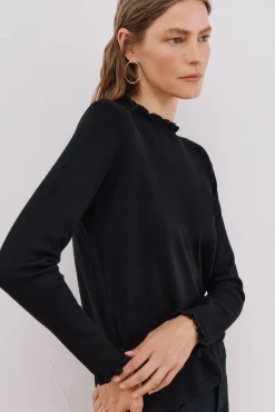 Mujer Cortefiel Jerséis>Jersey volante cuello