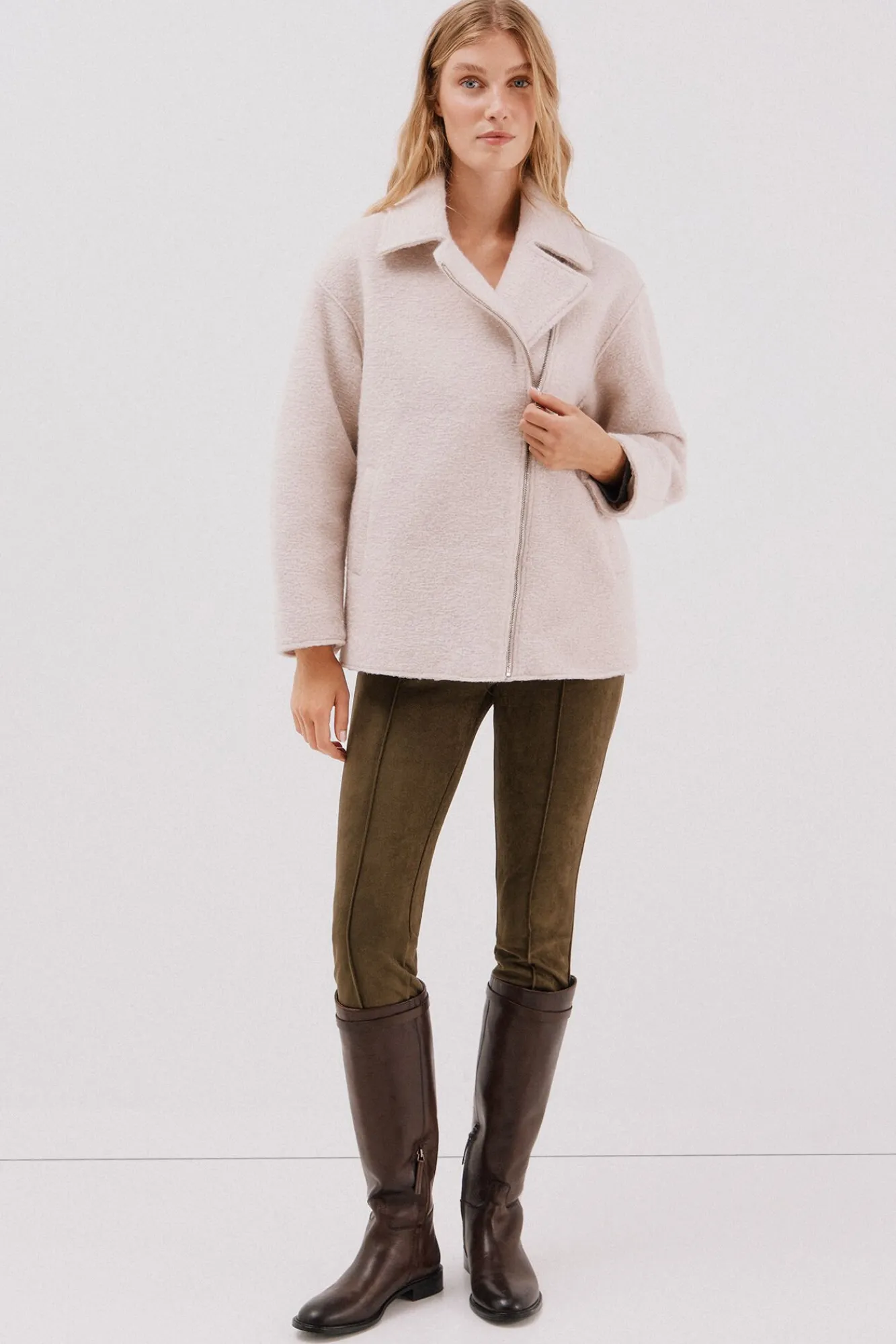 Mujer Cortefiel Deporte>Legging de mujer de efecto ante