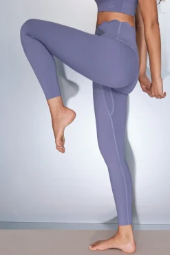 Mujer Dash and Stars Deporte>Leggings COMPRESSIVE largo morado