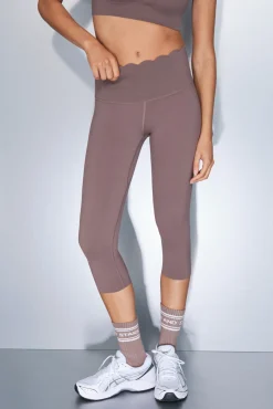 Mujer Dash and Stars Deporte>Leggings COMPRESSIVE pirata marrón