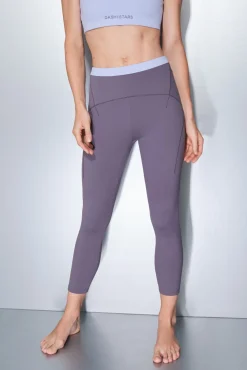 Mujer Dash and Stars Deporte>Leggings SOFT MOVE crop lavanda