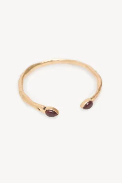 Mujer Hoss Intropia Joyería Y Bisutería>Leslie. Brazalete piedra bañado en oro