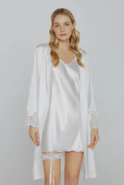 Mujer Ivette Bridal Ropa Interior>Liga encaje detalle flor