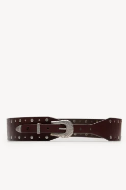 Mujer Hoss Intropia Cinturones>Luanda. Cinturón ancho piel