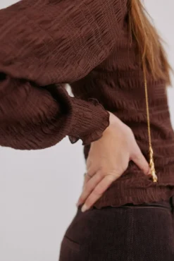 Mujer Hoss Intropia Camisetas>Mafalda. Top fruncido