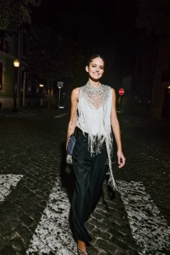 Mujer Hoss Intropia Pañuelos Y Fulares|Jerséis>Malia. Chal bordado con abalorios