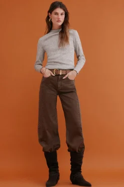 Mujer Hoss Intropia Camisetas>Miren. Camiseta con cuello subido